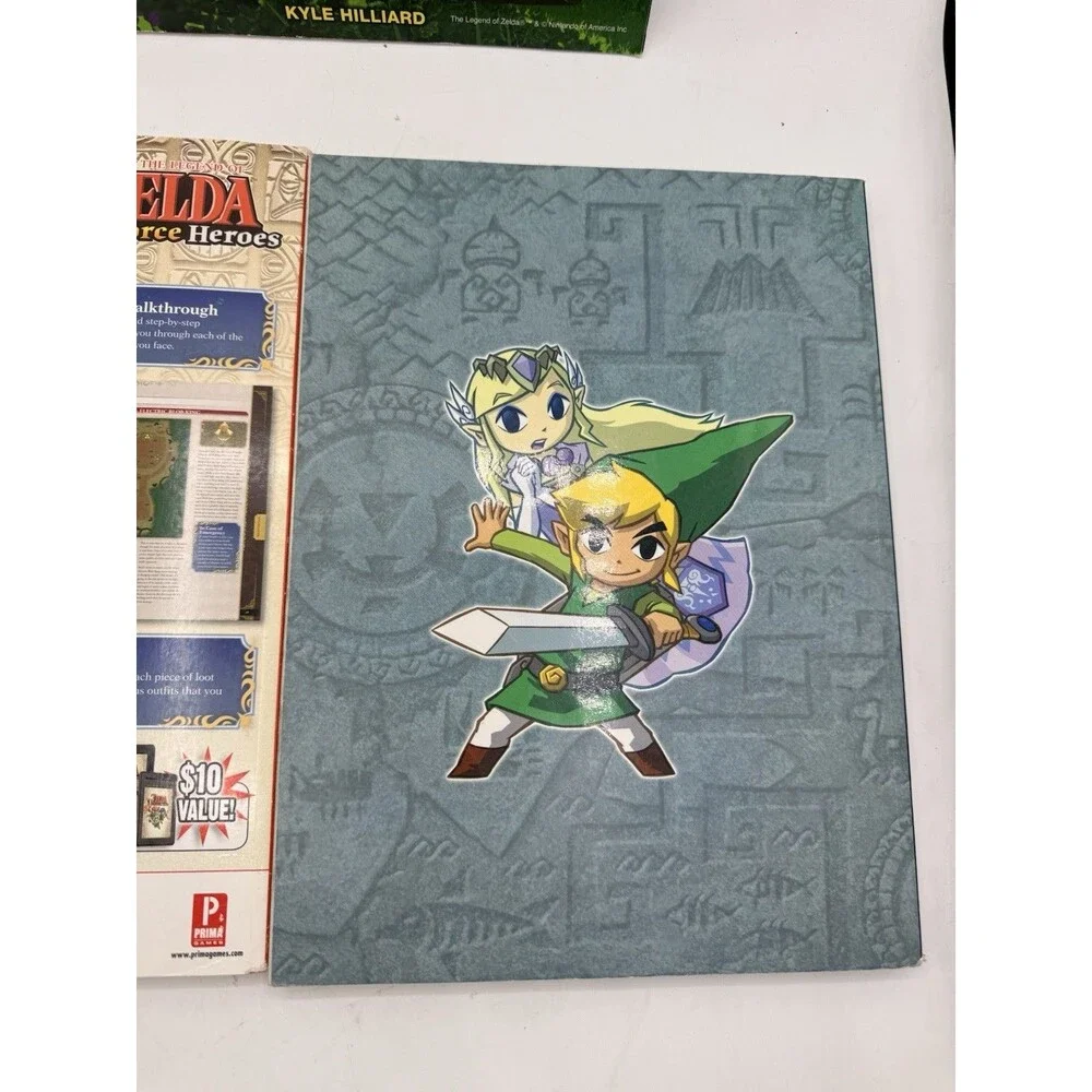 Lot 3 Legend Of Zelda Official Game Guides 30th Unofficial Tri Force Spirit Book